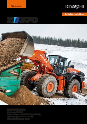 Kolové nakladače Hitachi ZW370-6