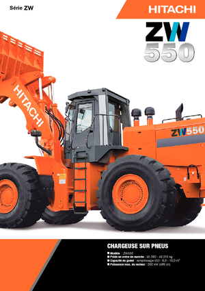 Kolové nakladače Hitachi ZW 550