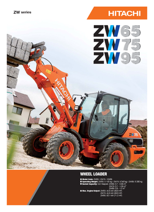 Kolové nakladače Hitachi ZW 75