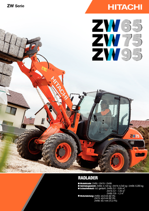 Kolové nakladače Hitachi ZW 75