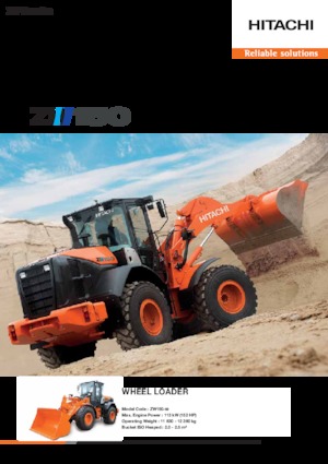 Kolové nakladače Hitachi ZW150-5B
