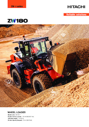 Kolové nakladače Hitachi ZW180-7