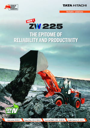 Kolové nakladače Hitachi ZW225