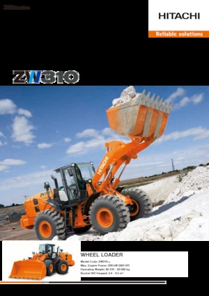 Kolové nakladače Hitachi ZW310-5A