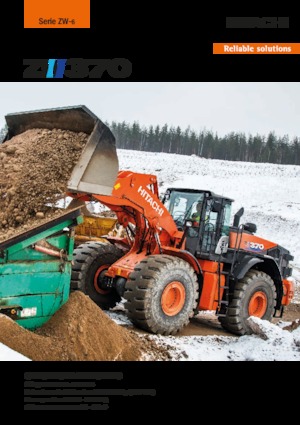 Kolové nakladače Hitachi ZW370-6