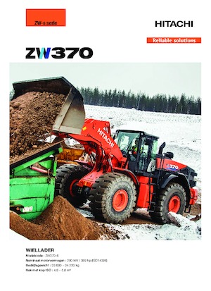 Kolové nakladače Hitachi ZW370-6