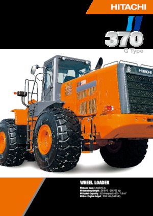 Kolové nakladače Hitachi ZW370-G