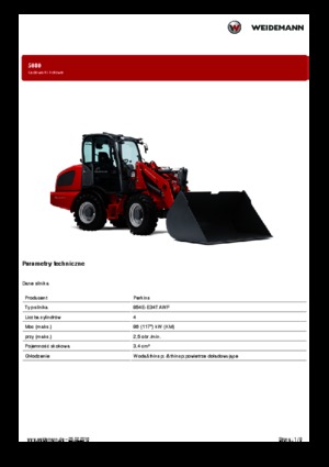 Kolové nakladače Weidemann 5080T