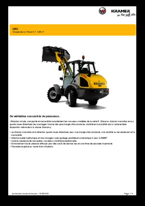 Kolové nakladače Kramer 5085