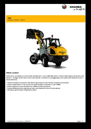 Kolové nakladače Kramer 5085