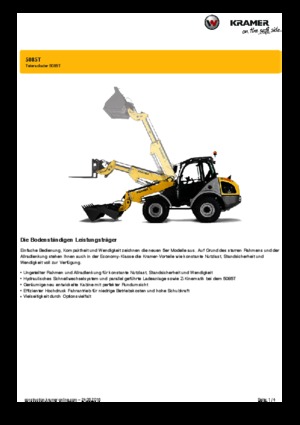 Kolové nakladače Kramer 5085 T