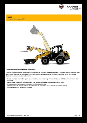Kolové nakladače Kramer 5085 T