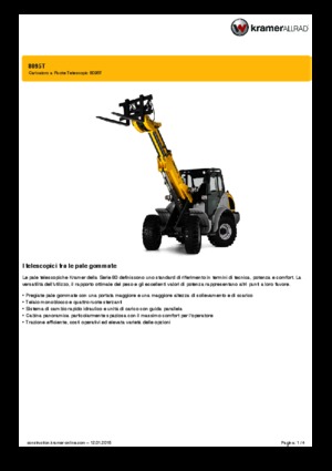 Kolové nakladače Kramer 8095 T