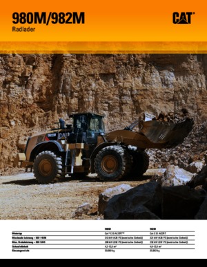 Kolové nakladače Caterpillar 980M