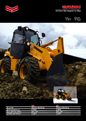 Kolové nakladače Yanmar V8 