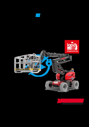 Kolové kloubové pracovní plošiny Manitou 160 ATJ+ E