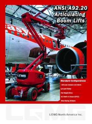 Kolové kloubové pracovní plošiny LGMG  A45JE 