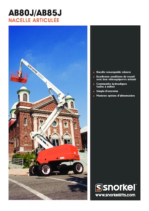 Kolové kloubové pracovní plošiny Snorkel AB85J