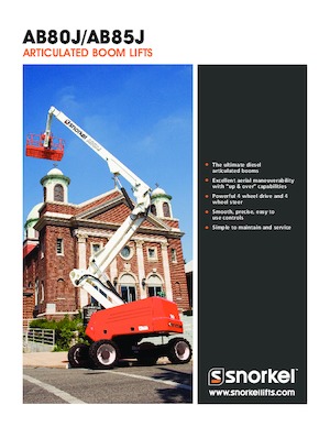 Kolové kloubové pracovní plošiny Snorkel AB85J