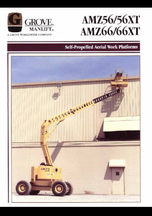 Kolové kloubové pracovní plošiny Grove-Manlift AMZ 66 XT