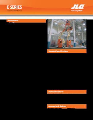 Kolové kloubové pracovní plošiny JLG E400AN