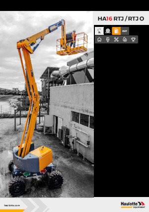 Kolové kloubové pracovní plošiny Haulotte HA16 RTJ