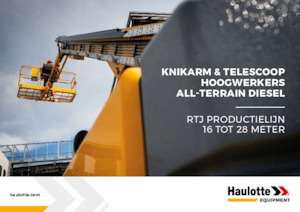 Kolové kloubové pracovní plošiny Haulotte HA16 RTJ