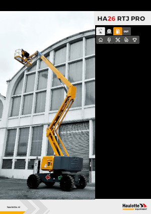 Kolové kloubové pracovní plošiny Haulotte HA26 RTJ PRO