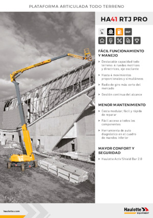 Kolové kloubové pracovní plošiny Haulotte HA41 RTJ PRO