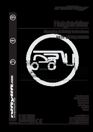 Kolové kloubové pracovní plošiny Niftylift HR28