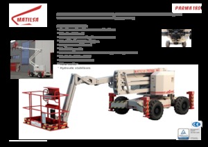 Kolové kloubové pracovní plošiny Matilsa Parma 18 D