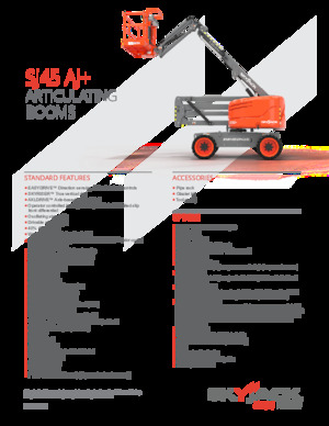 Kolové kloubové pracovní plošiny Skyjack SJ45 AJ+