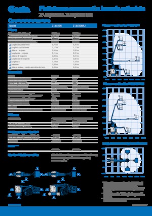 Kolové kloubové pracovní plošiny Genie Z-30/20N RJ