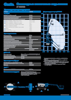 Kolové kloubové pracovní plošiny Genie Z-62/40