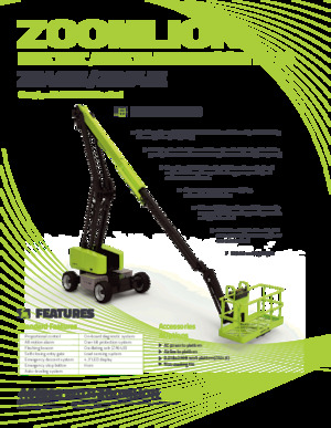 Kolové kloubové pracovní plošiny Zoomlion ZA46JE