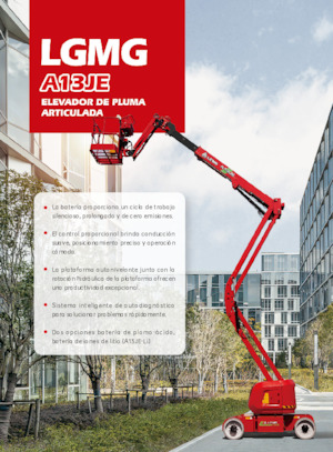 Kolové kloubové pracovní plošiny LGMG  A13JE-LI