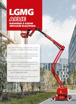 Kolové kloubové pracovní plošiny LGMG  A13JE-LI