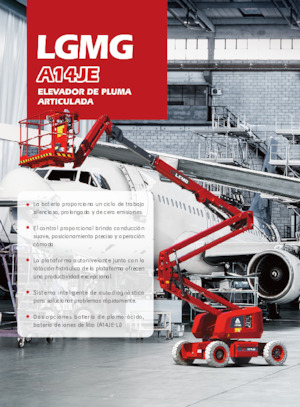 Kolové kloubové pracovní plošiny LGMG  A14JE