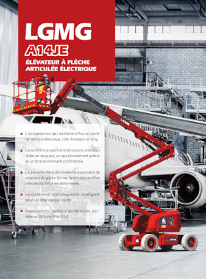 Kolové kloubové pracovní plošiny LGMG  A14JE