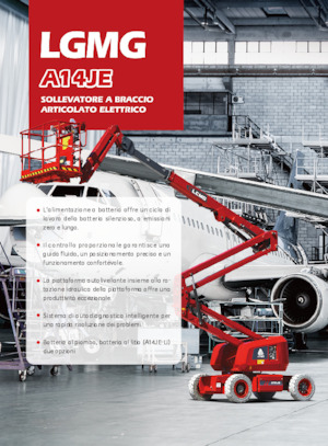 Kolové kloubové pracovní plošiny LGMG  A14JE