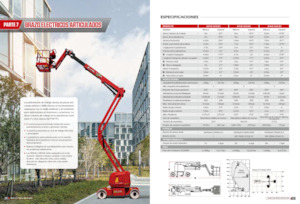 Kolové kloubové pracovní plošiny LGMG  AR11J