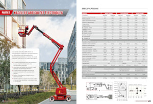 Kolové kloubové pracovní plošiny LGMG  AR24JE