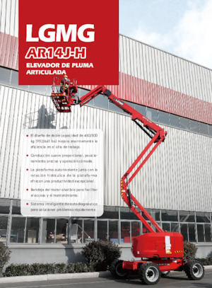 Kolové kloubové pracovní plošiny LGMG  AR14J-H