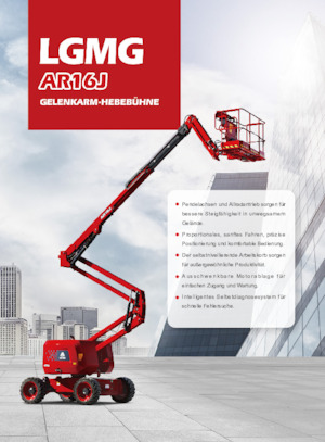 Kolové kloubové pracovní plošiny LGMG  AR16J