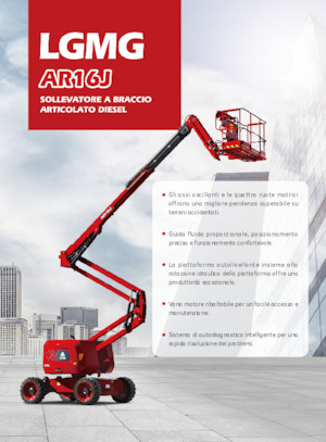 Kolové kloubové pracovní plošiny LGMG  AR16J