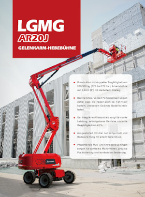 Kolové kloubové pracovní plošiny LGMG  AR20J