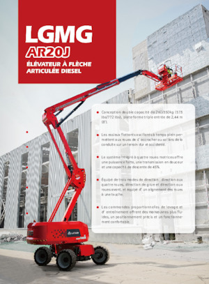 Kolové kloubové pracovní plošiny LGMG  AR20J