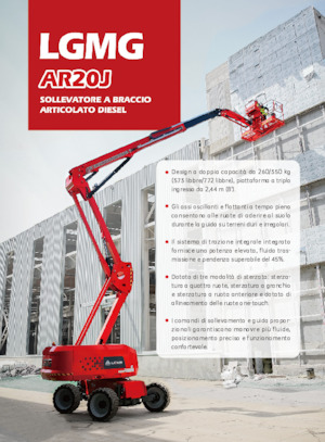 Kolové kloubové pracovní plošiny LGMG  AR20J