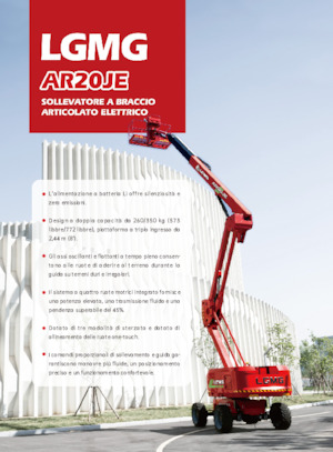 Kolové kloubové pracovní plošiny LGMG  AR20JE