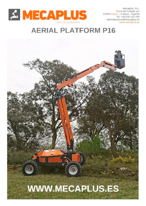 Kolové kloubové pracovní plošiny Mecaplús P16